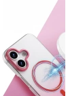 BFS Apple iPhone 16 Glossy Magsafe Kapak - Pembe