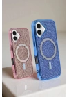 BFS  Apple iPhone 16 Helen Magsafe Kapak - Pembe