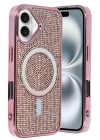 BFS  Apple iPhone 16 Helen Magsafe Kapak - Pembe