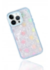 BFS Apple iPhone 16 Lumi Desenli Kapak - Açık Mavi
