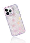 BFS Apple iPhone 16 Lumi Desenli Kapak - Mor