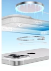 BFS Apple iPhone 16 Plus Pummel Shiny Magsafe Kapak - Siyah