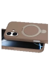 BFS Apple iPhone 16 Plus Regal Magsafe Standlı Kapak - Çöl Titanyum
