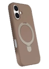 BFS Apple iPhone 16 Plus Regal Magsafe Standlı Kapak - Çöl Titanyum