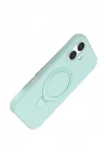 BFS Apple iPhone 16 Plus Regal Magsafe Standlı Kapak - Su Yeşili