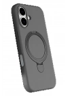 BFS Apple iPhone 16 Plus Regal Magsafe Standlı Kapak - Titan Gri