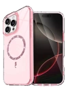 BFS Apple iPhone 16 Pro Live Diamond Magsafe Kapak - Pembe