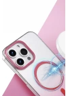 BFS Apple iPhone 16 Pro Max Glossy Magsafe Kapak - Pembe