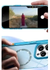 BFS Apple iPhone 16 Pro Max Live Diamond Magsafe Kapak - Pembe