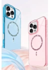 BFS Apple iPhone 16 Pro Max Live Diamond Magsafe Kapak - Sarı