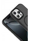 BFS  Apple iPhone 16 Pro Max Megane Magsafe Kapak - Siyah