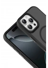 BFS Apple iPhone 16 Pro Max Megane Magsafe Kapak - Siyah