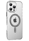 BFS  Apple iPhone 16 Pro Max Move Taşlı Magsafe Kapak - Siyah