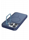 BFS  Apple iPhone 16 Pro Max Pale Magsafe Standlı Kapak- Mavi