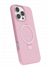 BFS  Apple iPhone 16 Pro Max Regal Magsafe Standlı Kapak - Açık Pembe