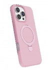 BFS Apple iPhone 16 Pro Max Regal Magsafe Standlı Kapak - Açık Pembe