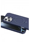 BFS Apple iPhone 16 Pro Max Regal Magsafe Standlı Kapak - Lacivert