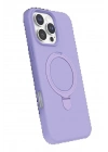 BFS Apple iPhone 16 Pro Max Regal Magsafe Standlı Kapak - Lila