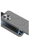 BFS Apple iPhone 16 Pro Max Regal Magsafe Standlı Kapak - Titan Gri