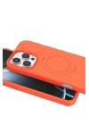 BFS Apple iPhone 16 Pro Max Regal Magsafe Standlı Kapak - Turuncu