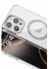BFS  Apple iPhone 16 Pro Max Tash Diamond Magsafe Kapak - Beyaz