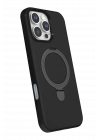 BFS  Apple iPhone 16 Pro Regal Magsafe Standlı Kapak - Siyah