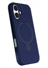 BFS Apple iPhone 16 Regal Magsafe Standlı Kapak - Lacivert