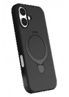 BFS Apple iPhone 16 Regal Magsafe Standlı Kapak - Siyah