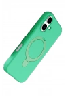 BFS Apple iPhone 16 Regal Magsafe Standlı Kapak - Yeşil