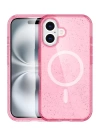 BFS  Apple iPhone 16 Star Magsafe Kapak - Pembe