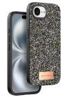 BFS  Apple iPhone 16E Bright Simli Kapak - Gümüş