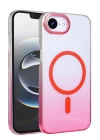 BFS Apple iPhone 16E Glossy Magsafe Kapak - Pembe