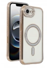 BFS  Apple iPhone 16E Joke Simli Magneticsafe Kılıf - Gold