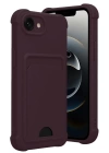 BFS Apple iPhone 16E Kelvin Kartvizitli Silikon - Derin Mor