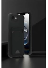 BFS  Apple iPhone 16E Kelvin Kartvizitli Silikon - Siyah
