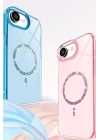 BFS Apple iPhone 16E Live Diamond Magsafe Kapak - Sarı
