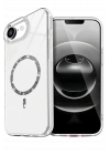 BFS  Apple iPhone 16E Live Diamond Magsafe Kapak - Şeffaf