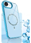 BFS Apple iPhone 16E Live Diamond Magsafe Kapak - Şeffaf