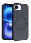 BFS  Apple iPhone 16E Neva Magsafe Kapak - Siyah
