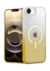 BFS Apple iPhone 16E Pummel Shiny Magsafe Kapak - Gold