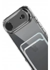BFS Apple iPhone 17 Air Kart Şeffaf Silikon - Şeffaf