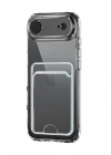 BFS Apple iPhone 17 Air Kart Şeffaf Silikon - Şeffaf
