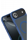 BFS  Apple iPhone 17 Air Megane Magsafe Kapak - Lacivert