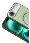 BFS  Apple iPhone 17 Air Neva Magsafe Kapak - Koyu Yeşil