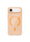 BFS  Apple iPhone 17 Air PC Blank Magsafe Kapak - Turuncu
