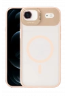 BFS  Apple iPhone 17 Air Remim Lensli Magsafe Standlı Kapak - Pembe