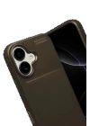 BFS Apple iPhone 17 Auto Focus Karbon Kapak - Kahverengi