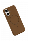 BFS  Apple iPhone 17 Jully Magsafe Kapak - Kahverengi