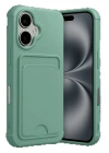 BFS Apple iPhone 17 Kelvin Kartvizitli Silikon - Açık Yeşil