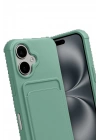 BFS Apple iPhone 17 Kelvin Kartvizitli Silikon - Açık Yeşil